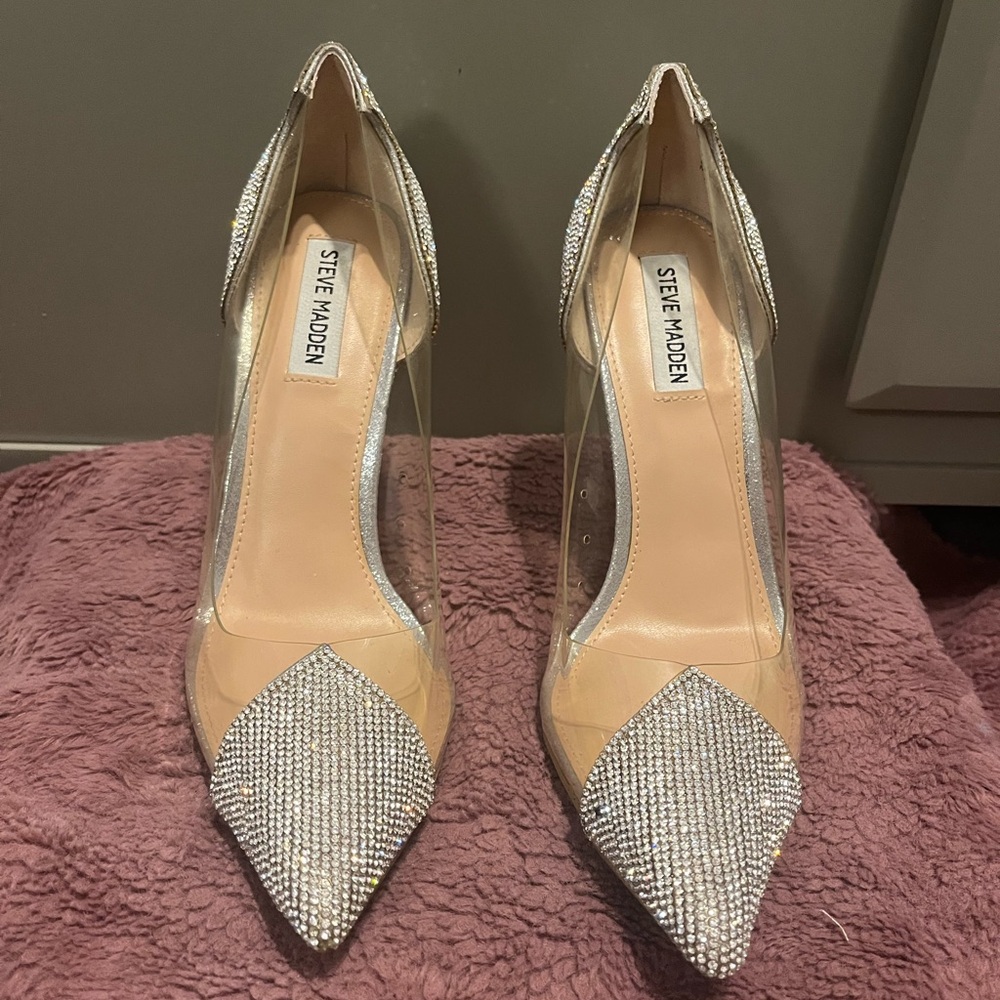 Steve Madden rhinestone heels
